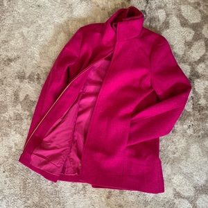 NWT - J. Crew Neon Plum Village Coat
